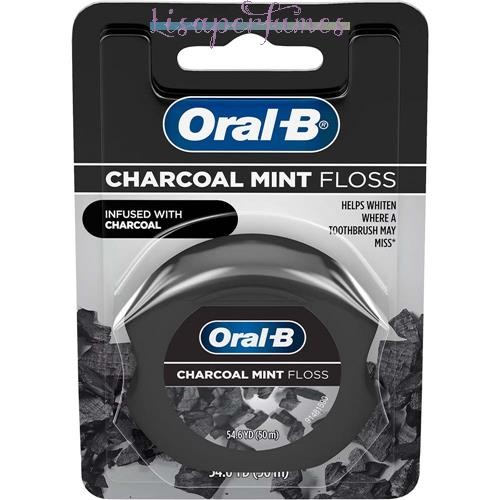 Oral B Charcoal Mint Floss 54.6 Yard / 50m NIB