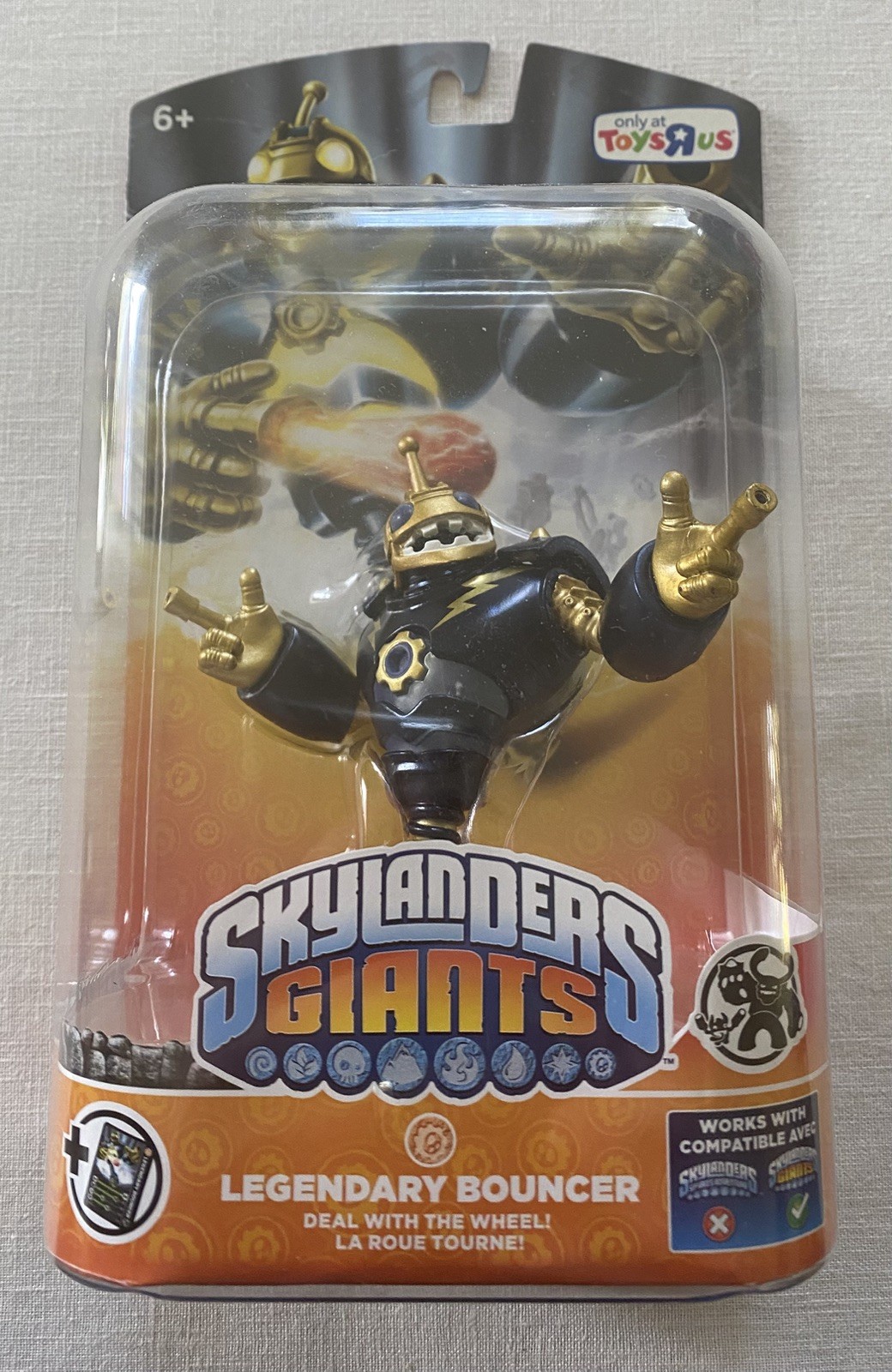 NIB Skylanders Giants Legendary Bouncer Character Figurine Toys R Us Exclusive