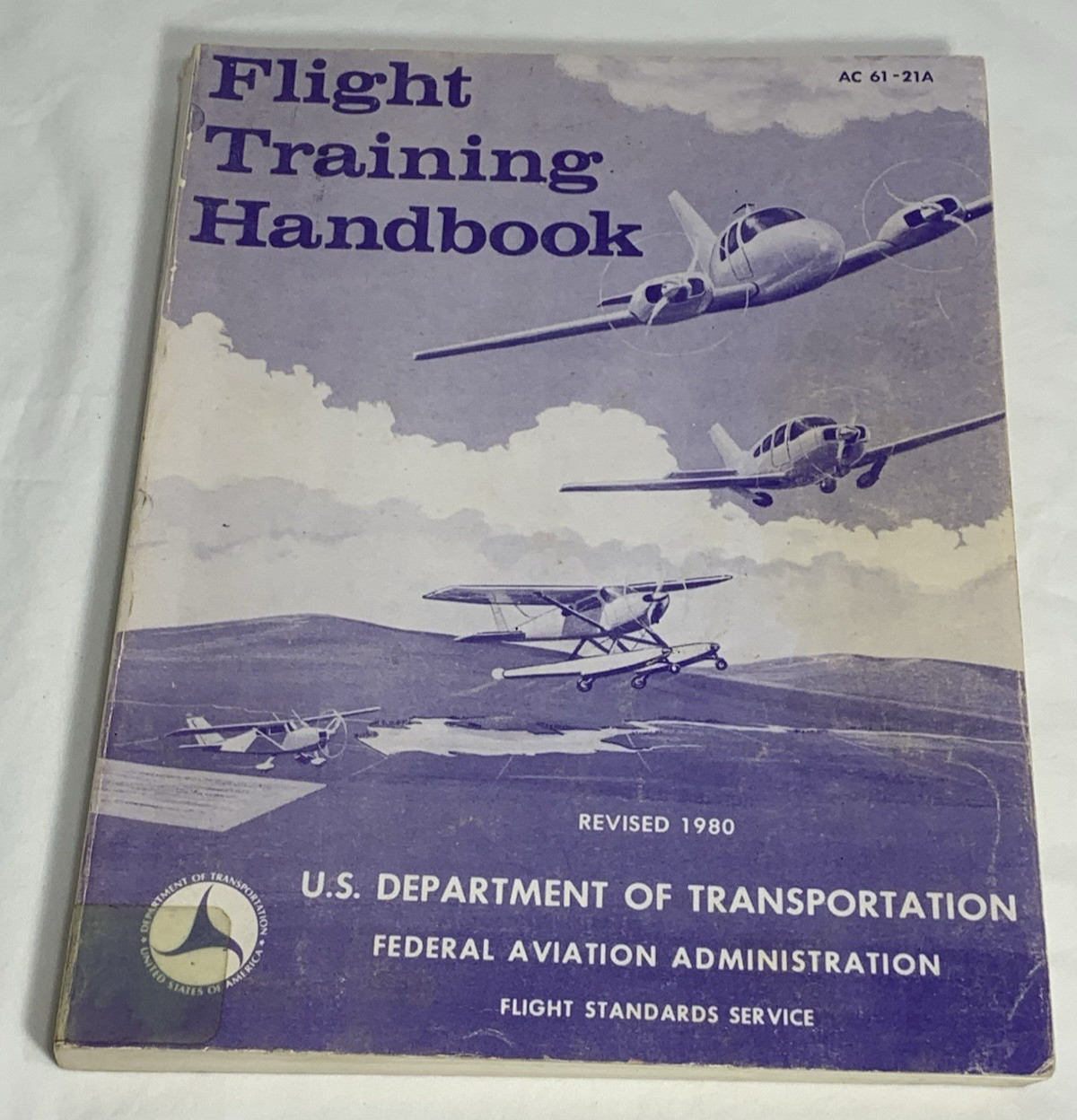 Vintage Flight Training Handbook FAA AC 61-21A 1980 Flight Standards Service