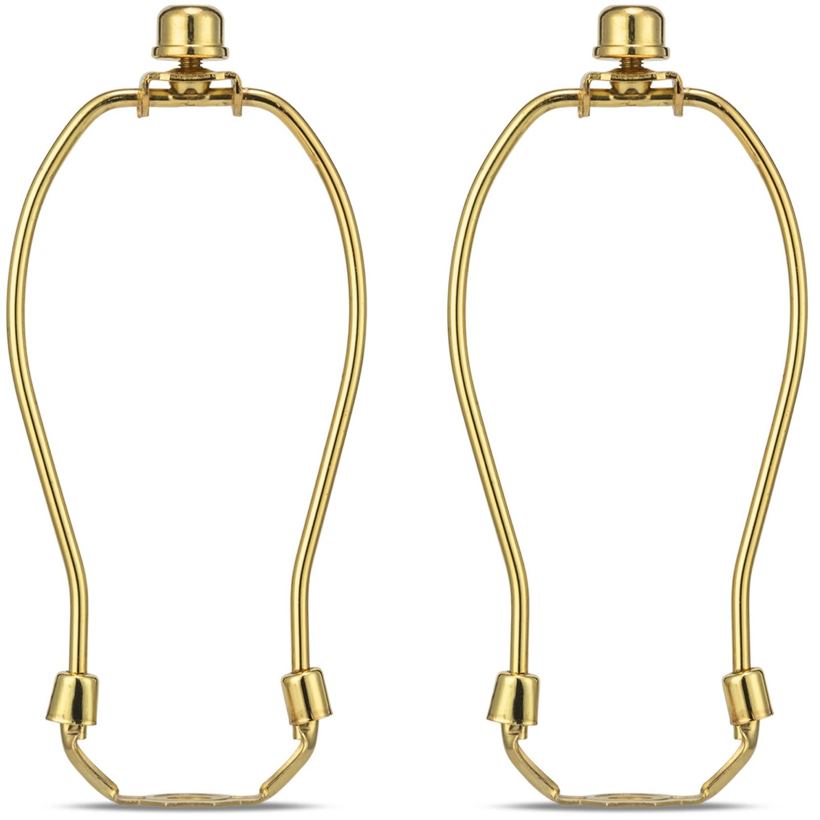 Lamp Harp 6 Inch, 2 Set Detachable Lampshade Harp for Table and Floor Lamps, Hea