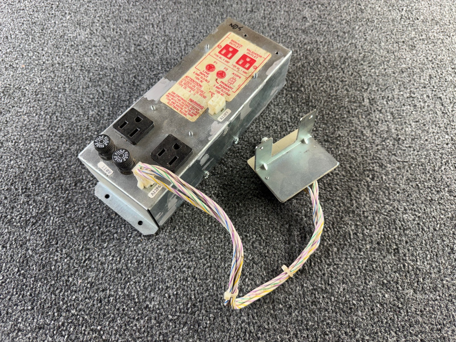 Gottlieb Stargate Pinball Power Module Assembly Coin Door Switch Harness MA-1928