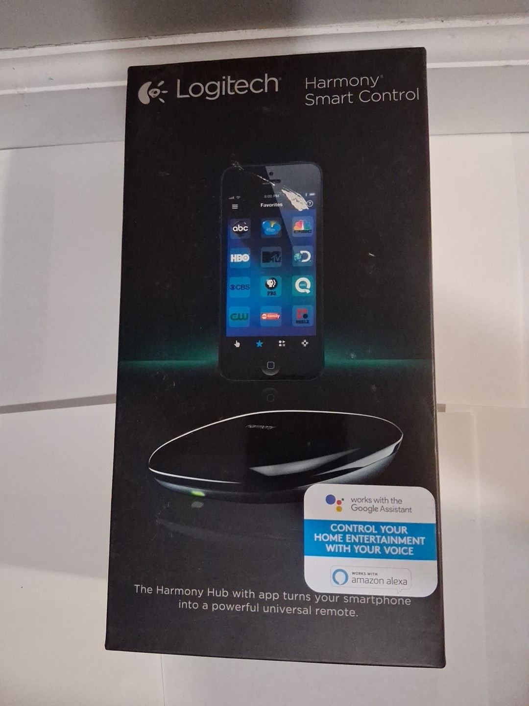 Logitech Harmony Smart Control Hub & Remote Alexa, Google Apple (Factory Sealed)