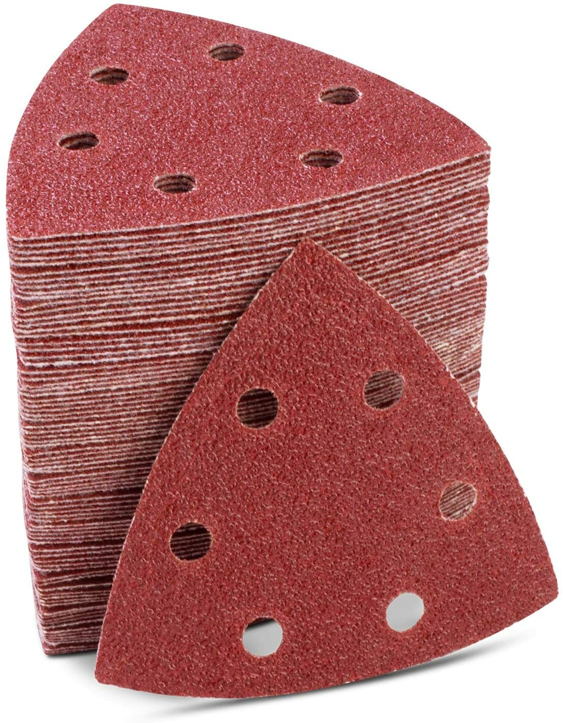 200×Triangle Sandpaper Sanding Pads Hook and LoopPalm for Oscillating Multi Tool