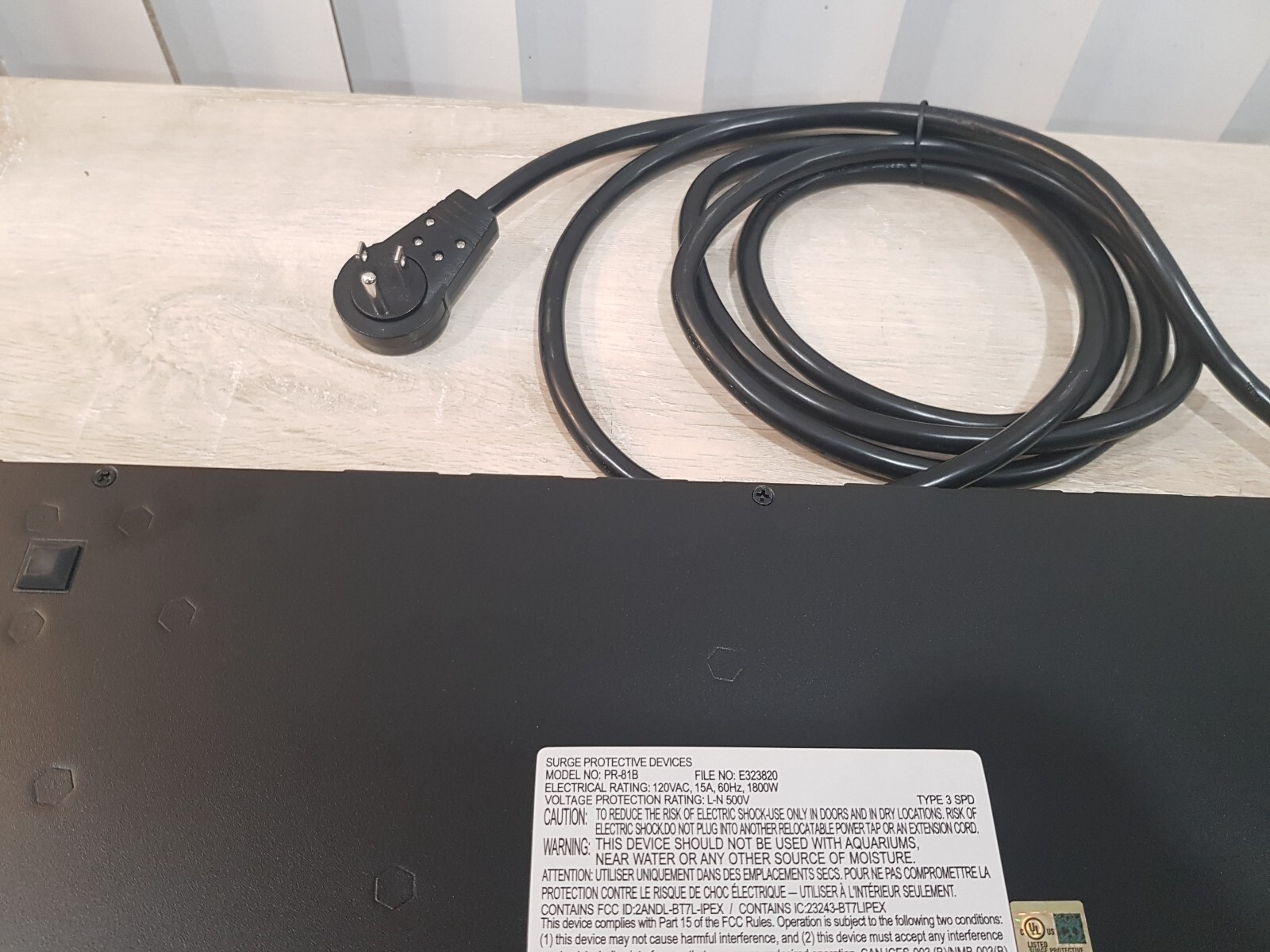 ELAC Protek PR-81B 9 Outlet Surge Protector, Power Conditioner-Bluetooth App