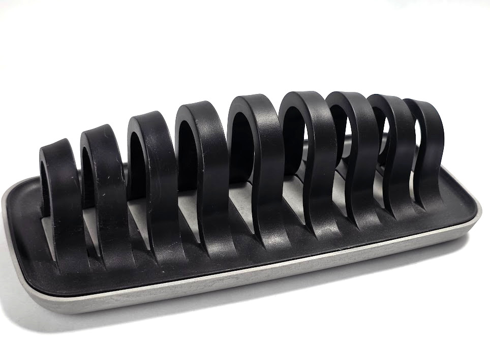 Quirky Desktop Cord , Post it's and Things Organizer 8 slots Diffrent sizes