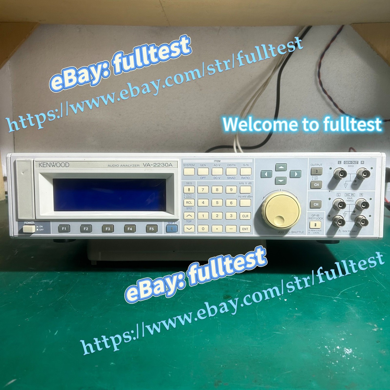 1PCS KENWOOD, VA-2230A Audio Analyzer-fulltest