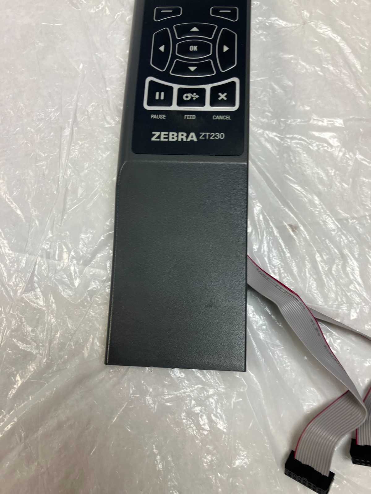 Zebra P1029917-001 Front Control Panel for ZT230 Thermal Label Printer
