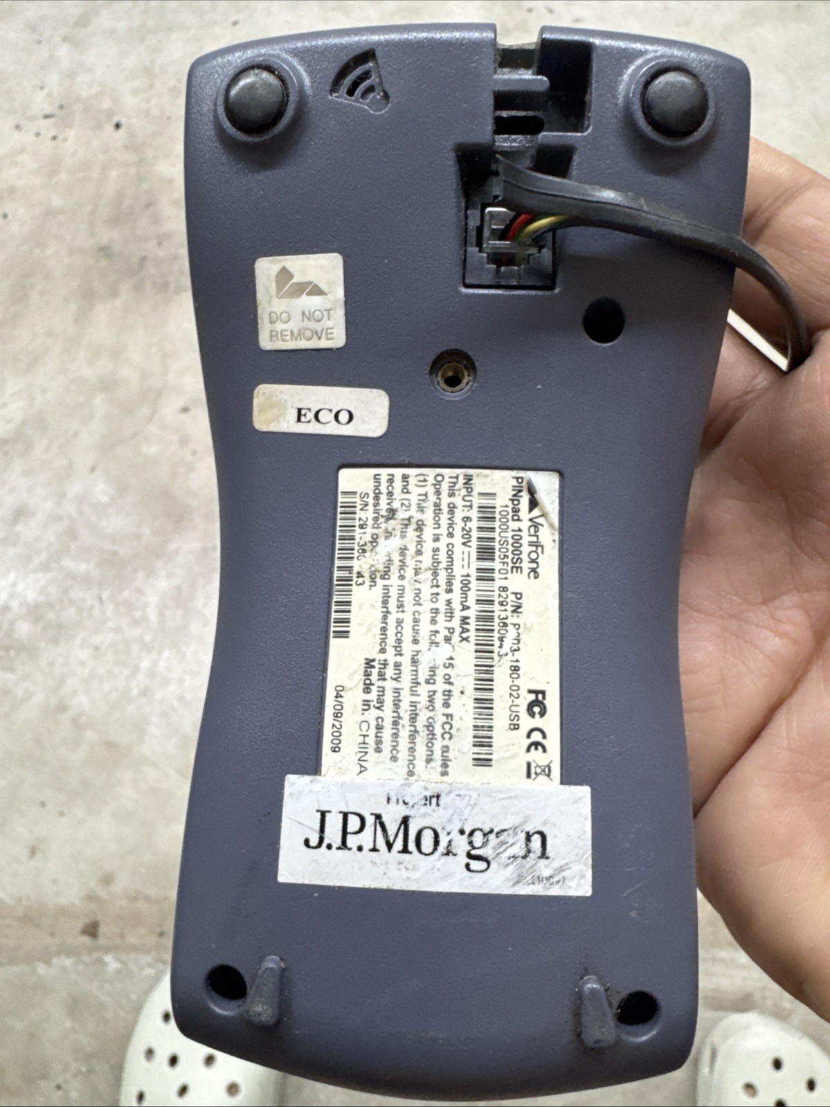 Verifone PINpad 1000se - Unable To Test