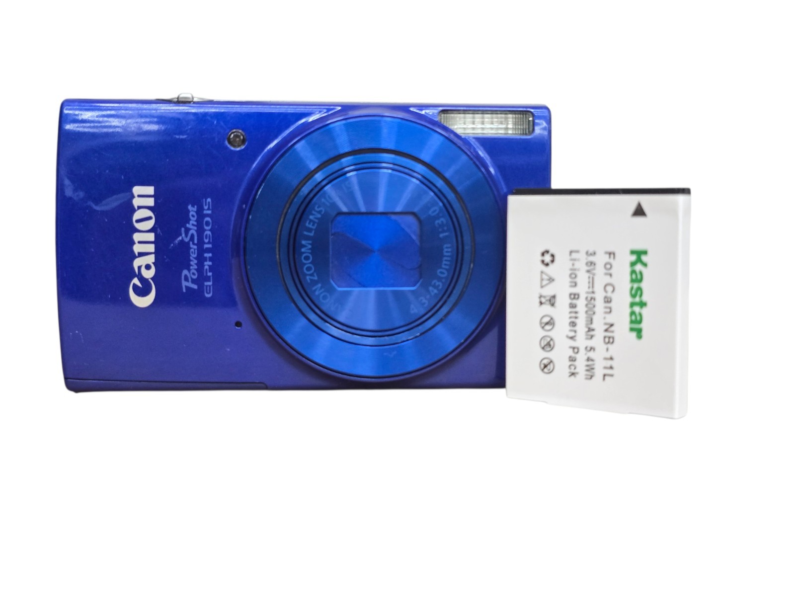 Canon PowerShot ELPH 190 IS 20.0MP Digital Camera w/ Battery