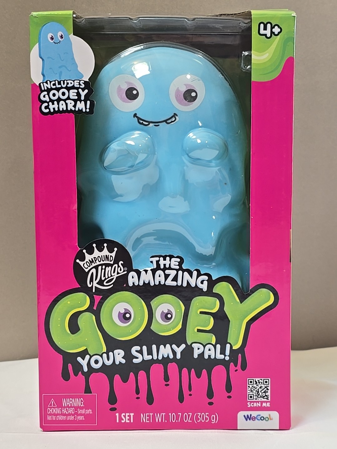 The Amazing Gooey Sensory Toy - Compound Kings - Your Slimy Blue Pal NIB