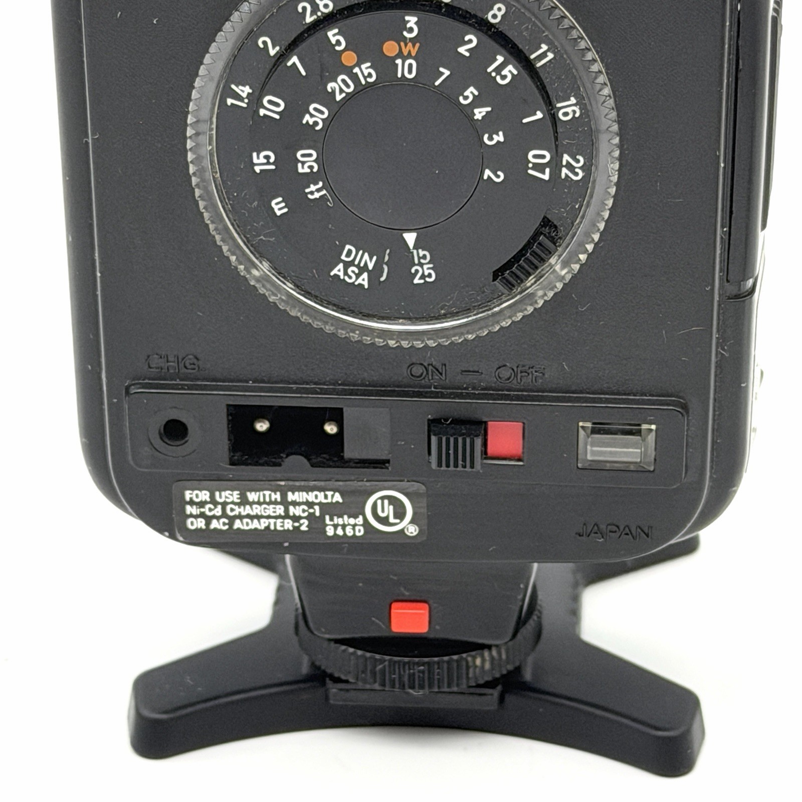 Minolta Auto 28 Flash; tested and working