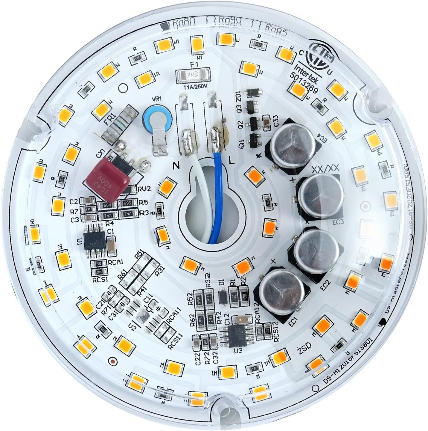 3.94'' LED Ceiling Fan Light Retrofit Kit, DS 1-Pack Warm White 3000K