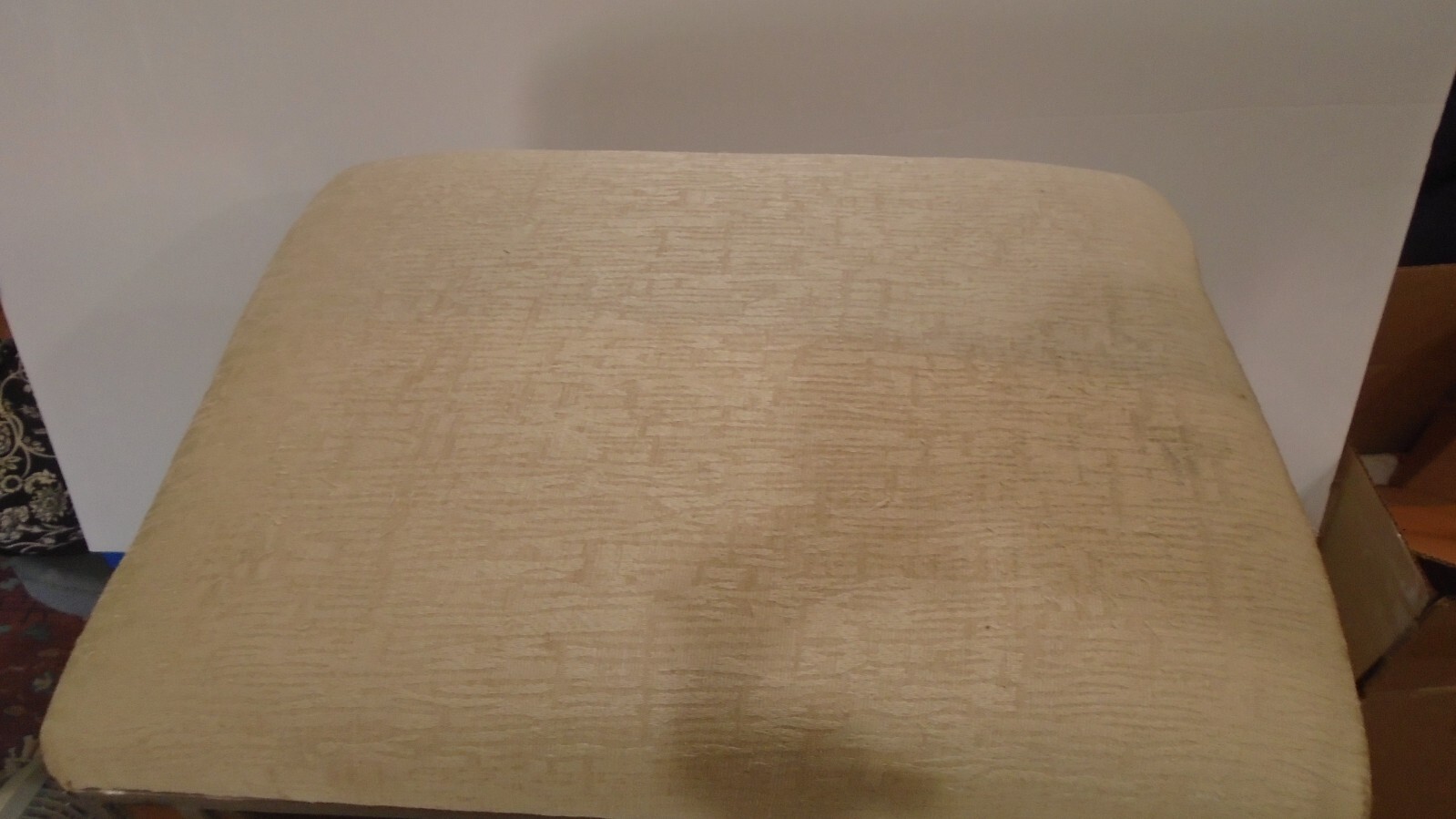 Retro Foot Stool Ottoman Mid Century