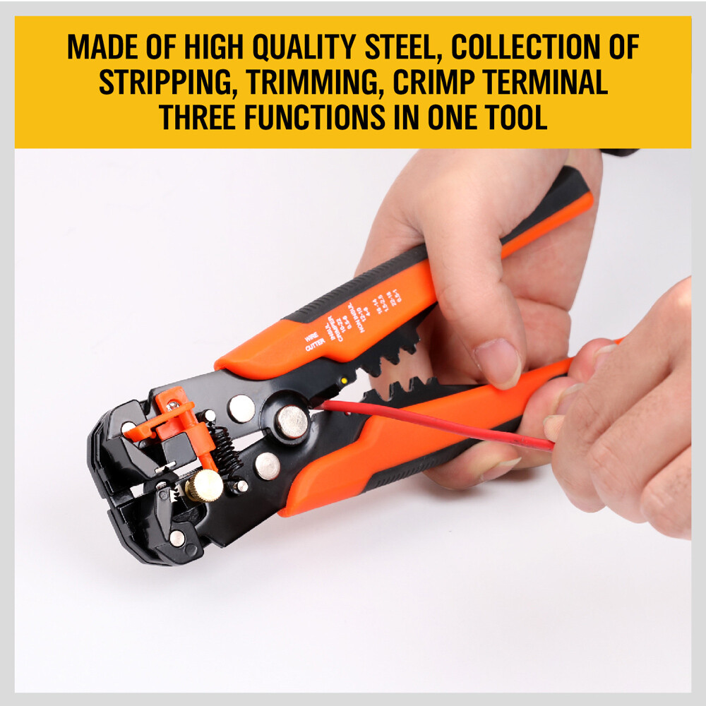 Self Adjusting Insulation Wire Stripper Cutter Crimper Cable Stripping Tools