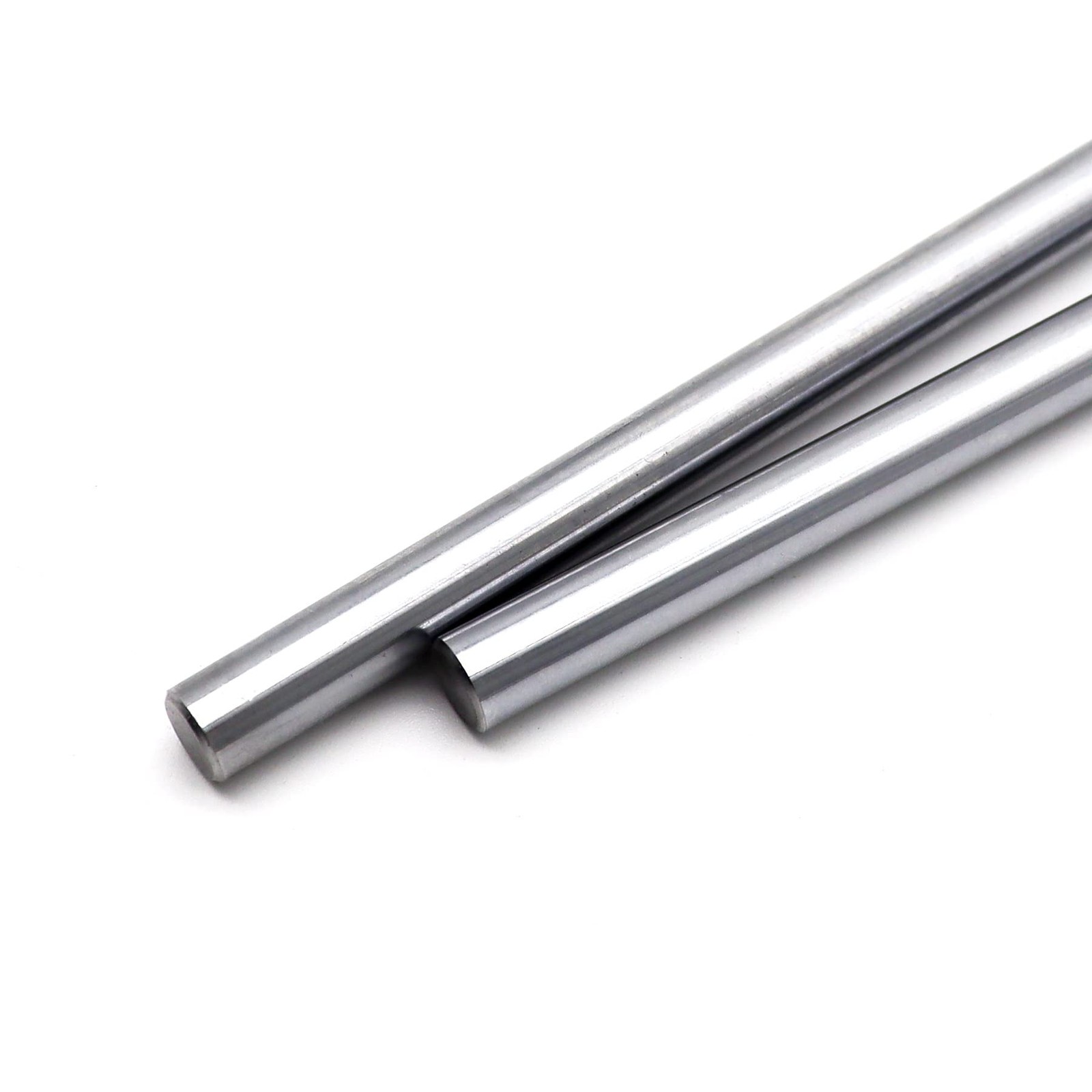 2PCS 8mmx 400mm 0.32" x 15.75" Case Hardened Chrome Plated Linear Motion Rods...