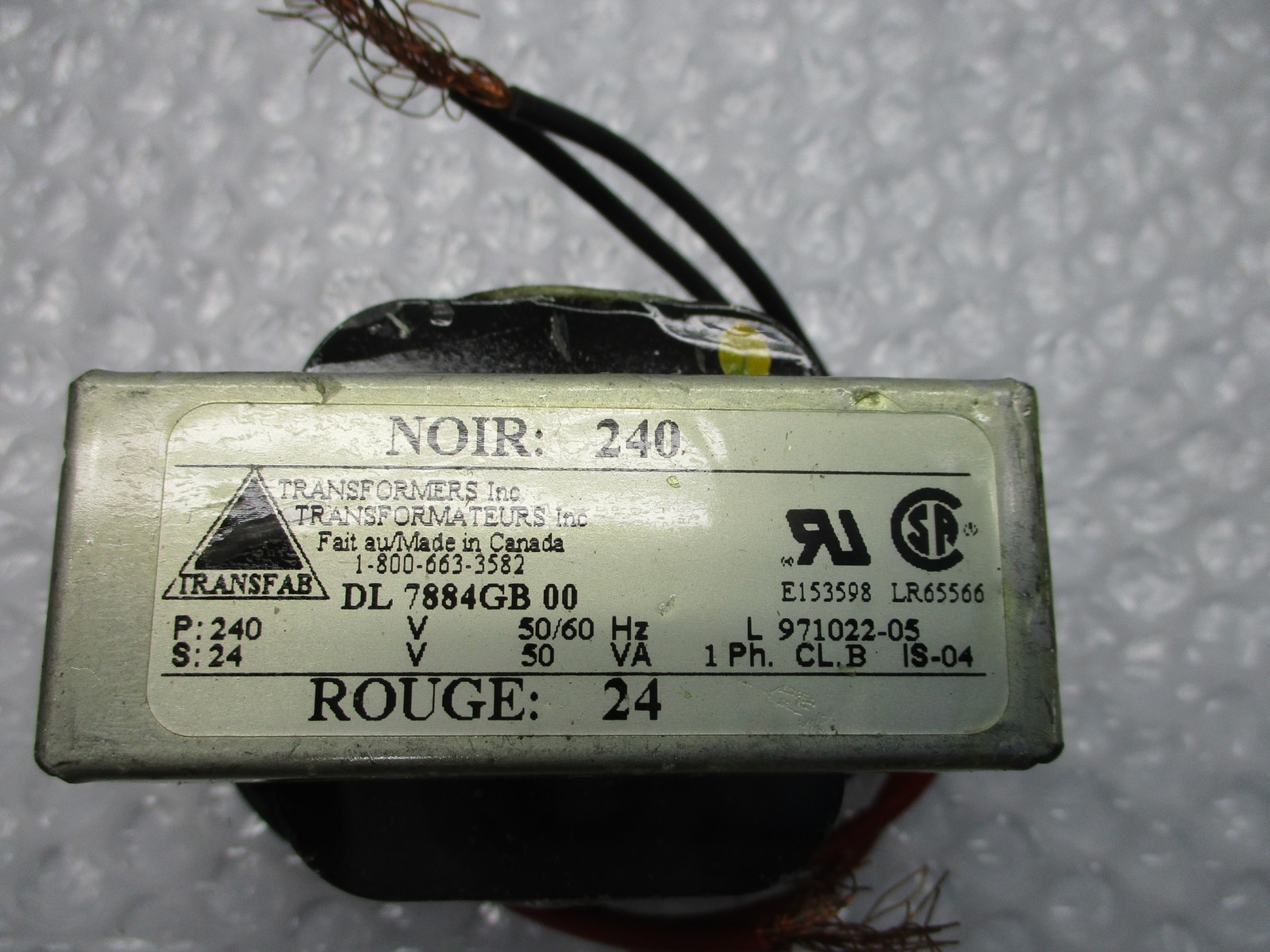 TRANSFAB DL7884GB TRANSFORMER NSNP