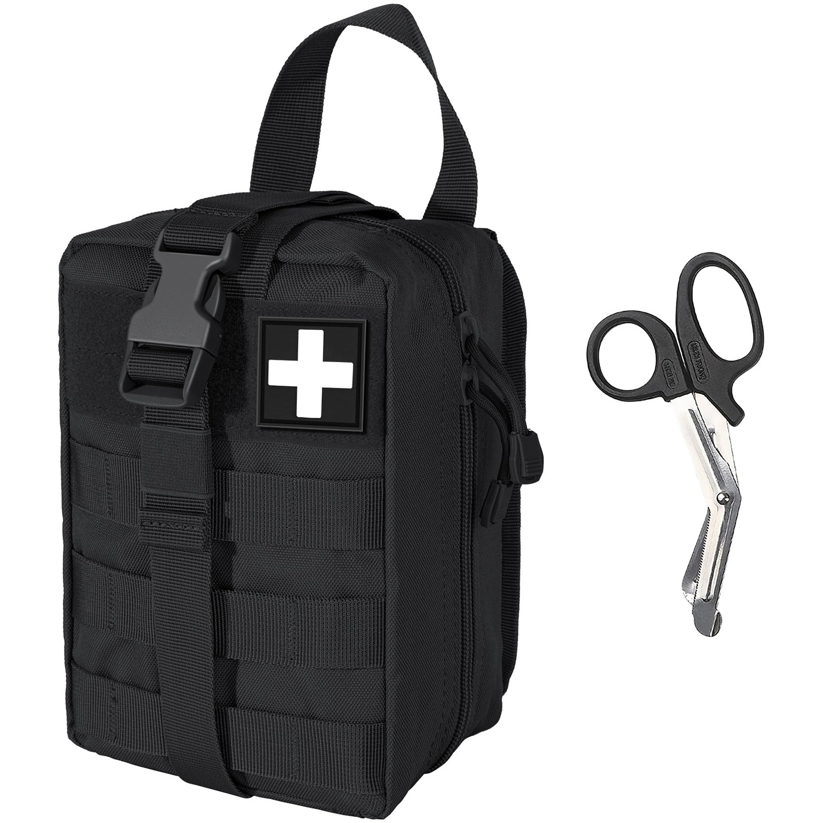 Tactical Molle Quick Rip-Away EMT EDC Pouch High Capacity Roomy Sturdy First ...