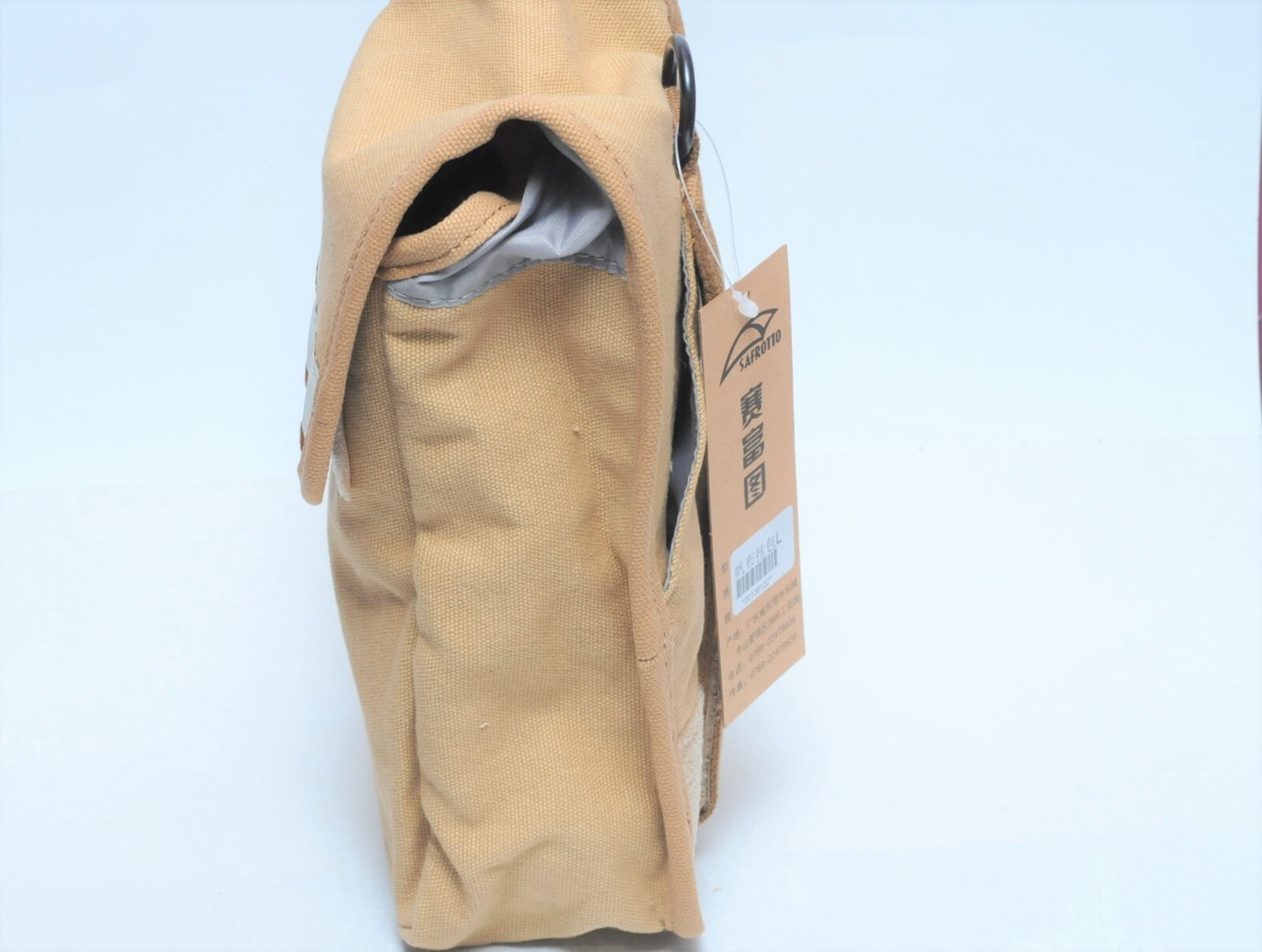 Premium Canvas Large Speedlite Flash Case Photo Camera Accessory Bag