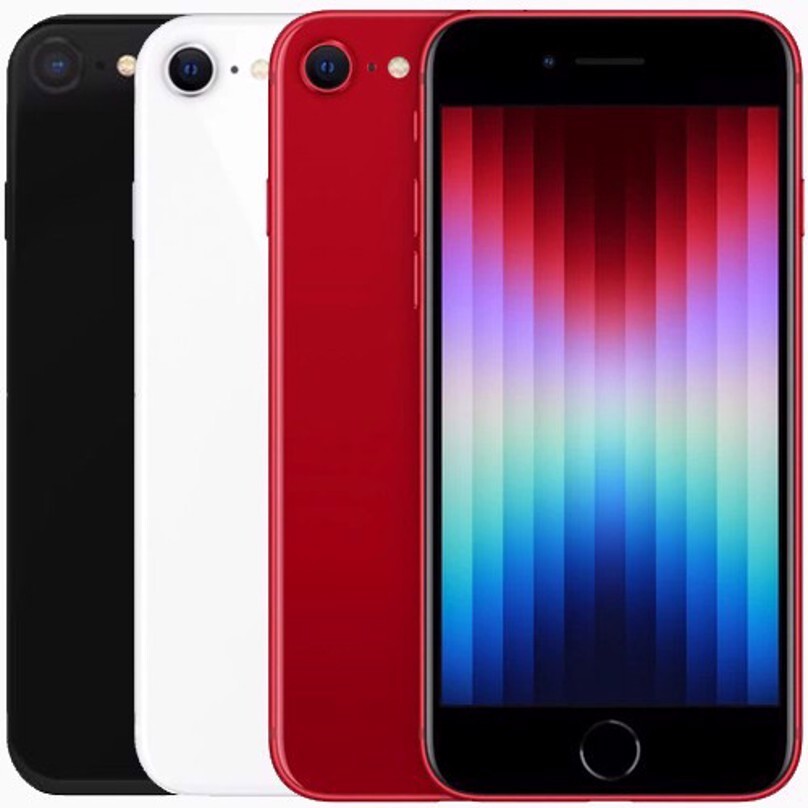 Apple iPhone SE 3rd Gen 64GB 128GB 256GB Unlocked Smartphone, All Colors - Good