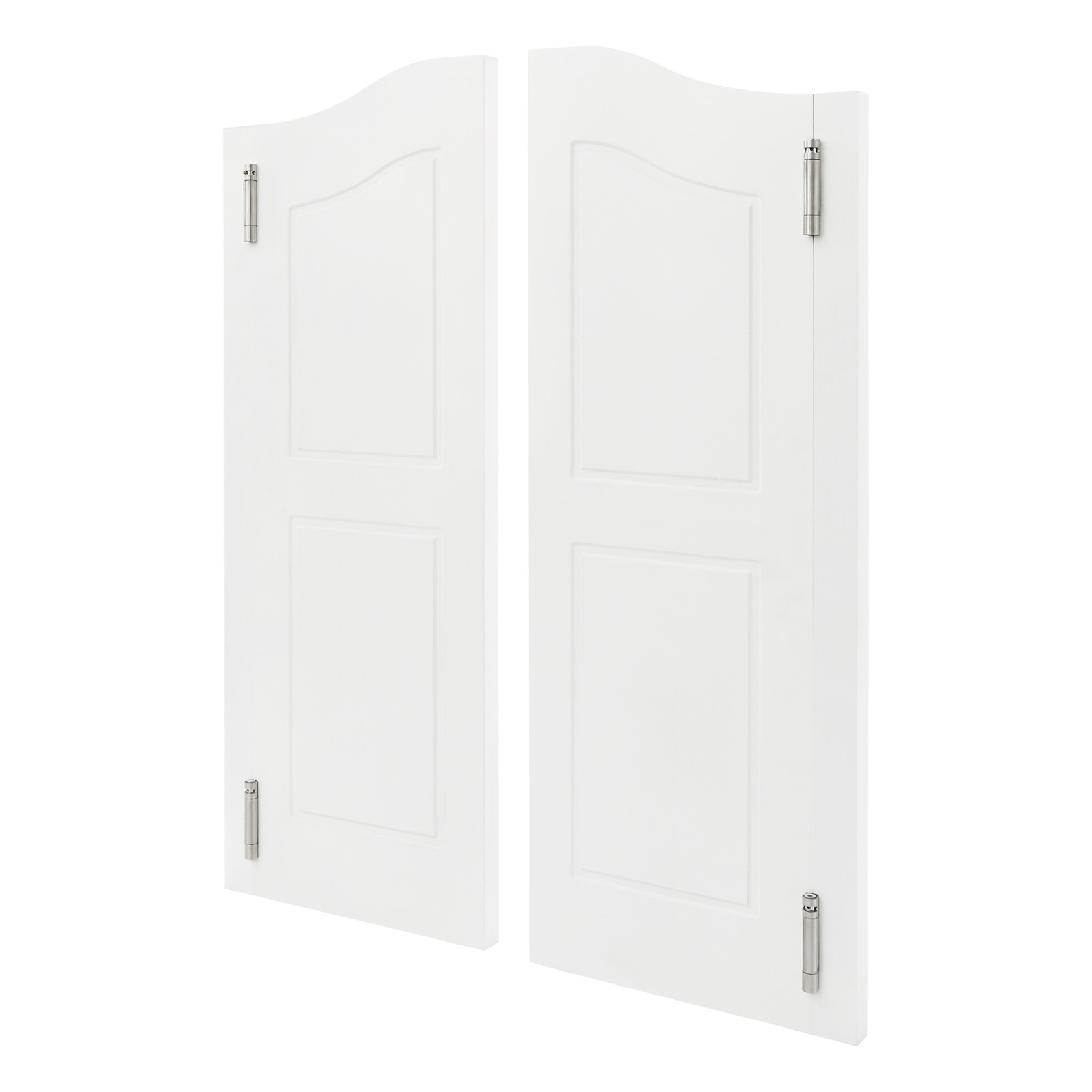 91x107cm Solid Wood Door Partition Door for Shop Entrance Partition White