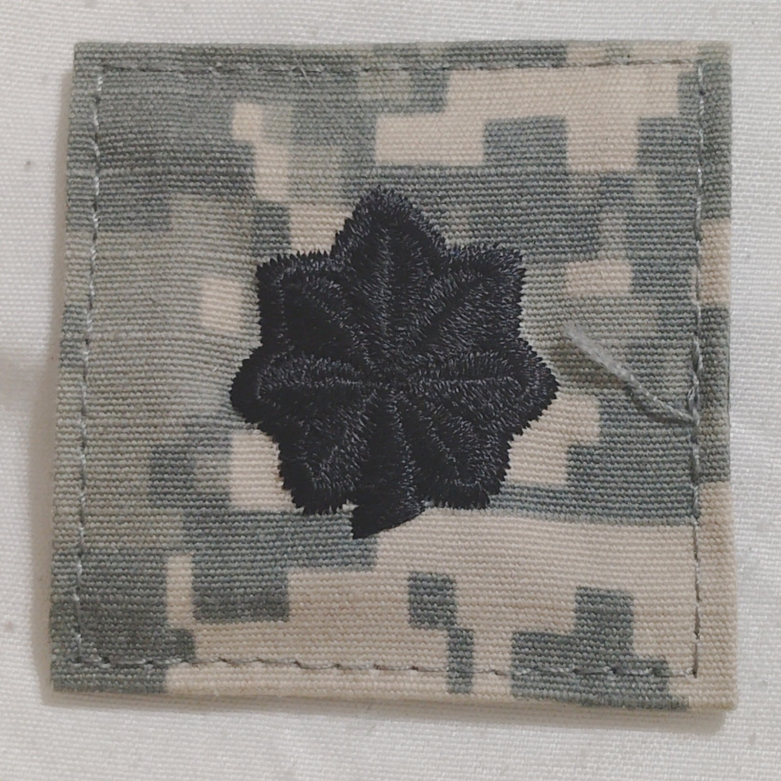U.S. Army Major O-4 Device Patch ACU Digital, 2"×2" Hook(-N-Loop)