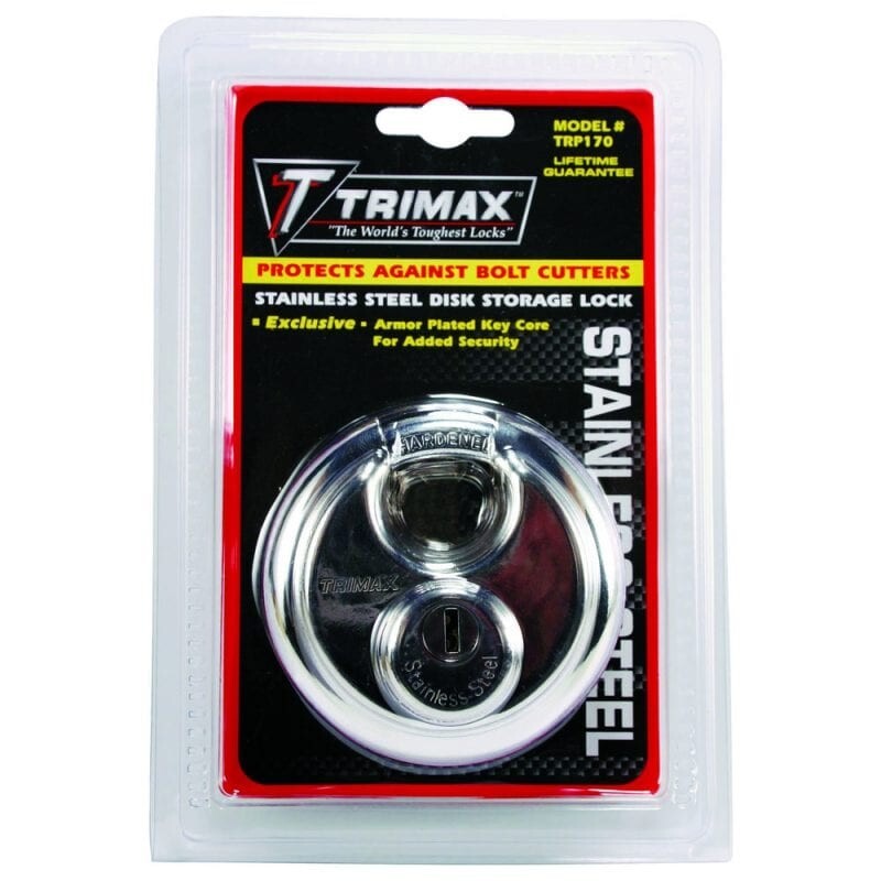 Trimax Stainless Steel Round Padlock TRP170