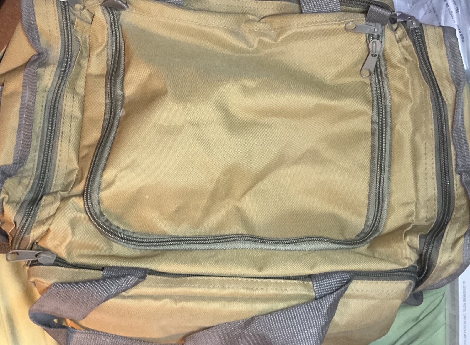 Tactical Pistol Range Case, Gun Range Bag for Pistols, Carrying Shooting Duffle.
