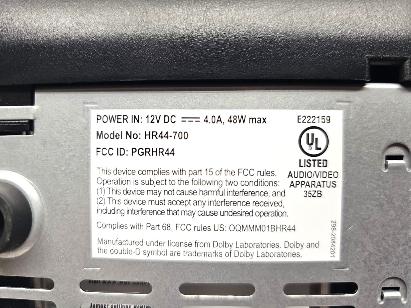 DirecTV HD Receiver - HR44-700 Without Accessories