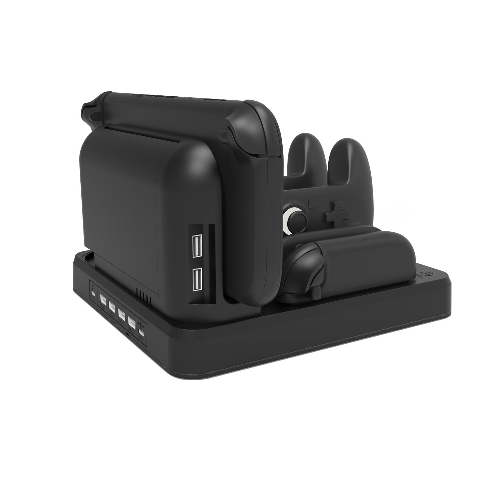 For Switch 2 pro Controller Charging Dock with RGB Lighting Console Base