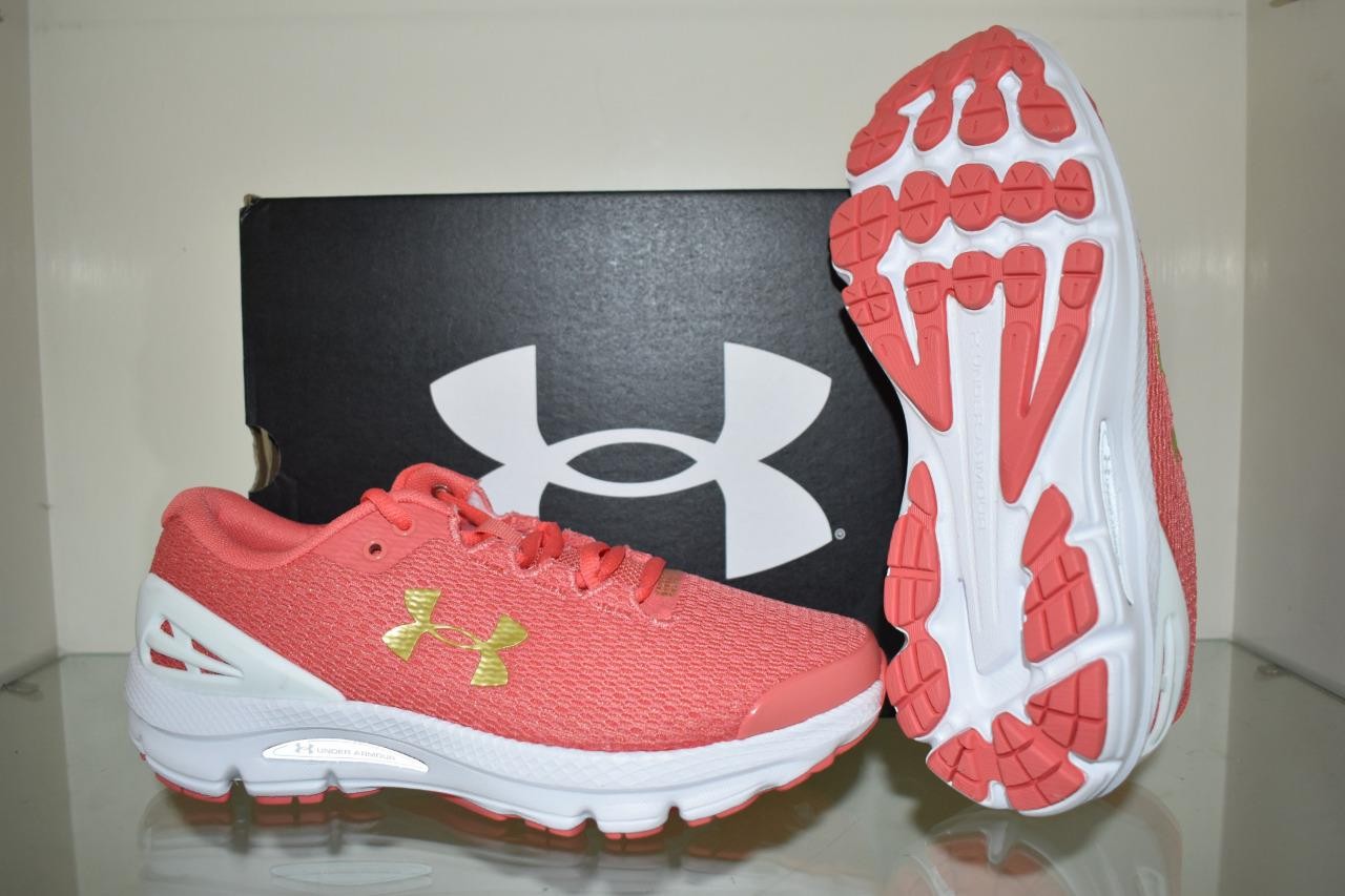 Under Armour Women's Charged Gemini Running Shoes 3026500 811 Pink/White/Rose