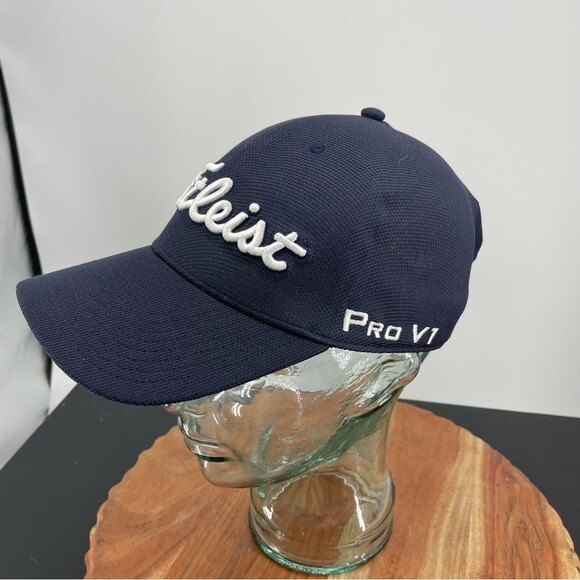 Titleist Tour Ace ProV1 Hat Navy blue snapback cap golf