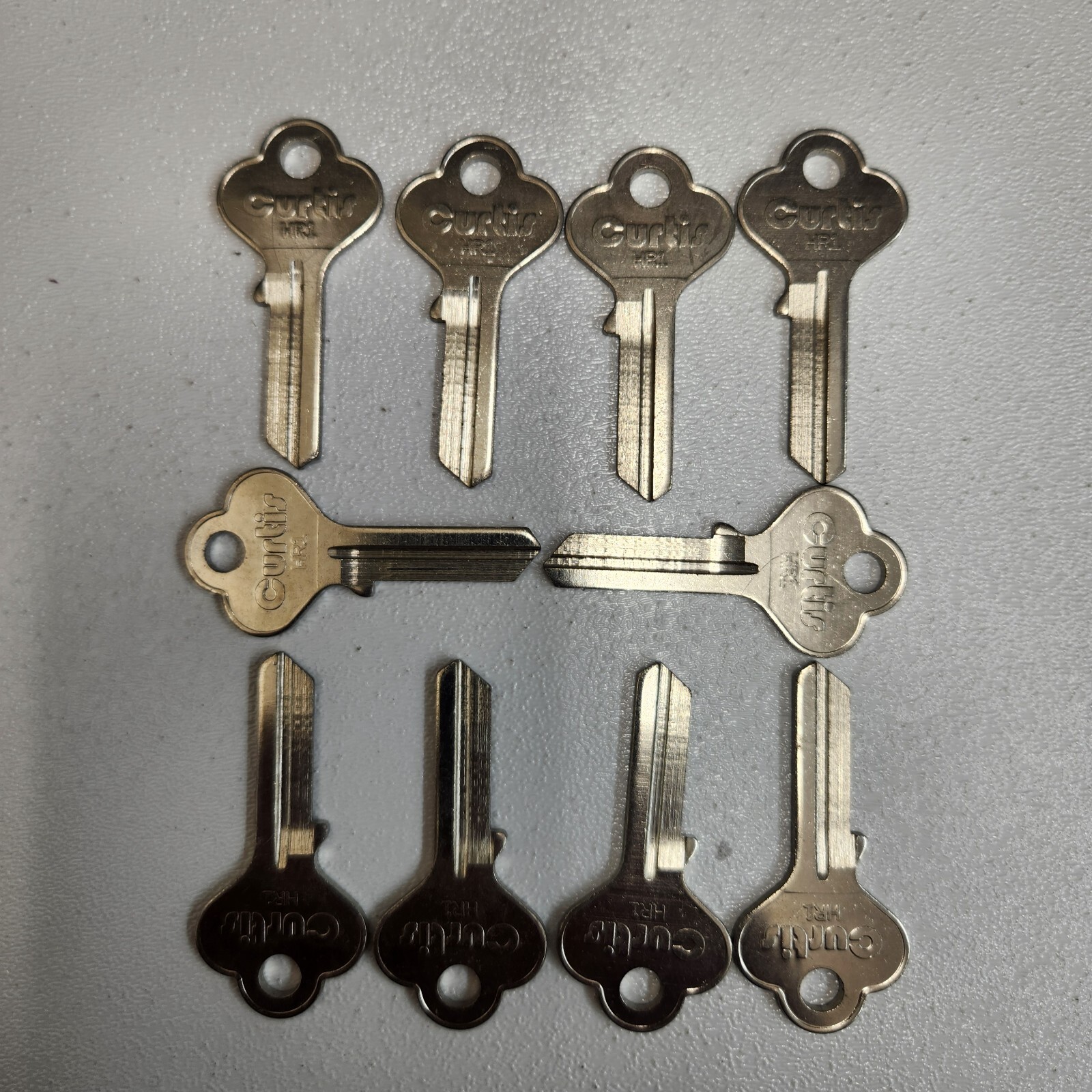 10 Key Blanks Curtis HR-1 HARLOC NP HR1-1014C