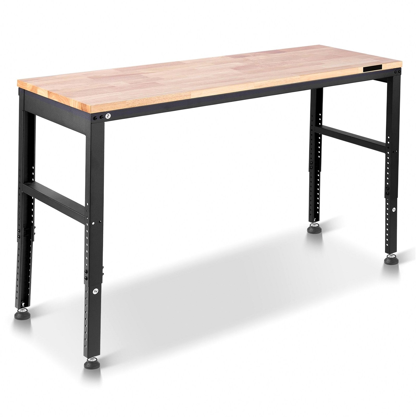 2000lb Workshop Workbench, 61x20in Height Adjust