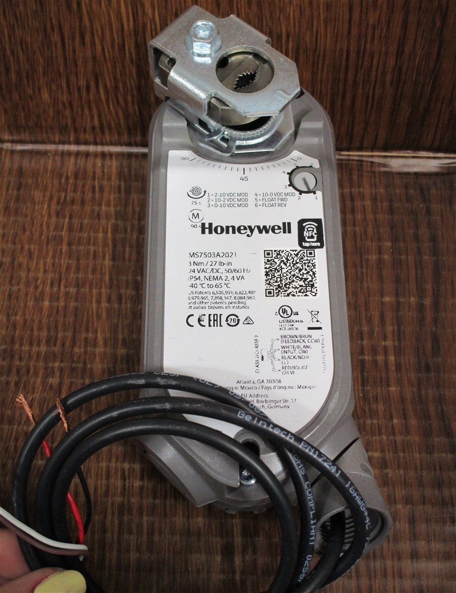 HONEYWELL MS7503A2021 Damper Actuator 27lb 24VAC/DC NEW