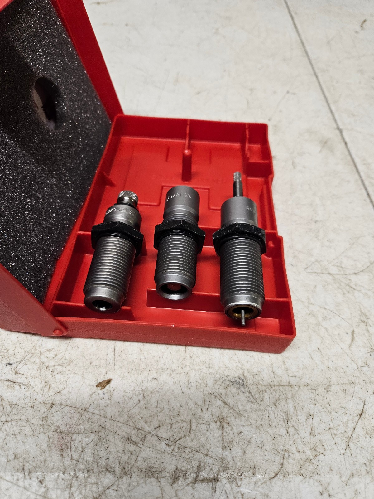 Hornady Custom Grade 3-Die Reloading Set Taper Crimp 9mm Luger/9x21