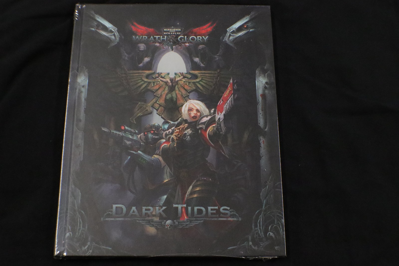Warhammer 40k Roleplay Wrath and Glory Dark Tides Hard Cover FACTORY SEALED