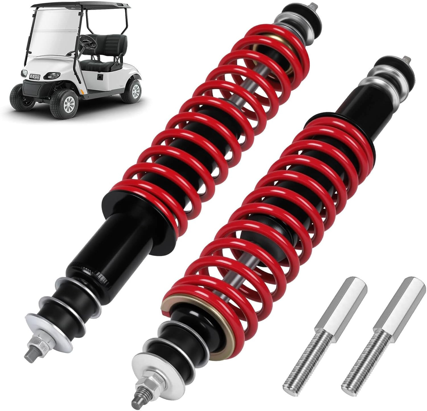 EZGO Golf Cart Heavy Duty Shock Absorbers for Medalist/TXT 1994+ Gas/Electric