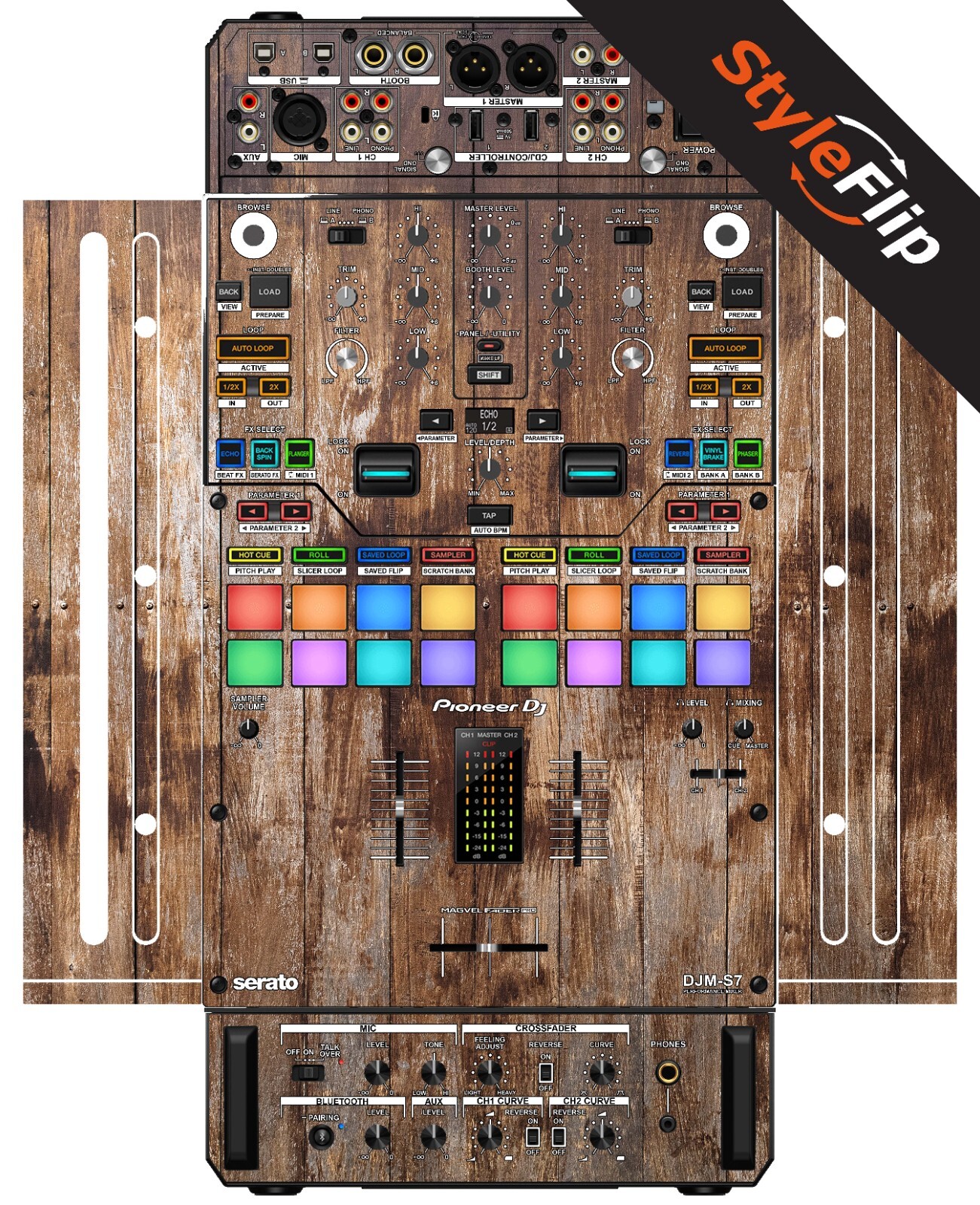 Pioneer DJM-S7 Skin | Wood 1 | Protective Decal |  StyleFlip Skins