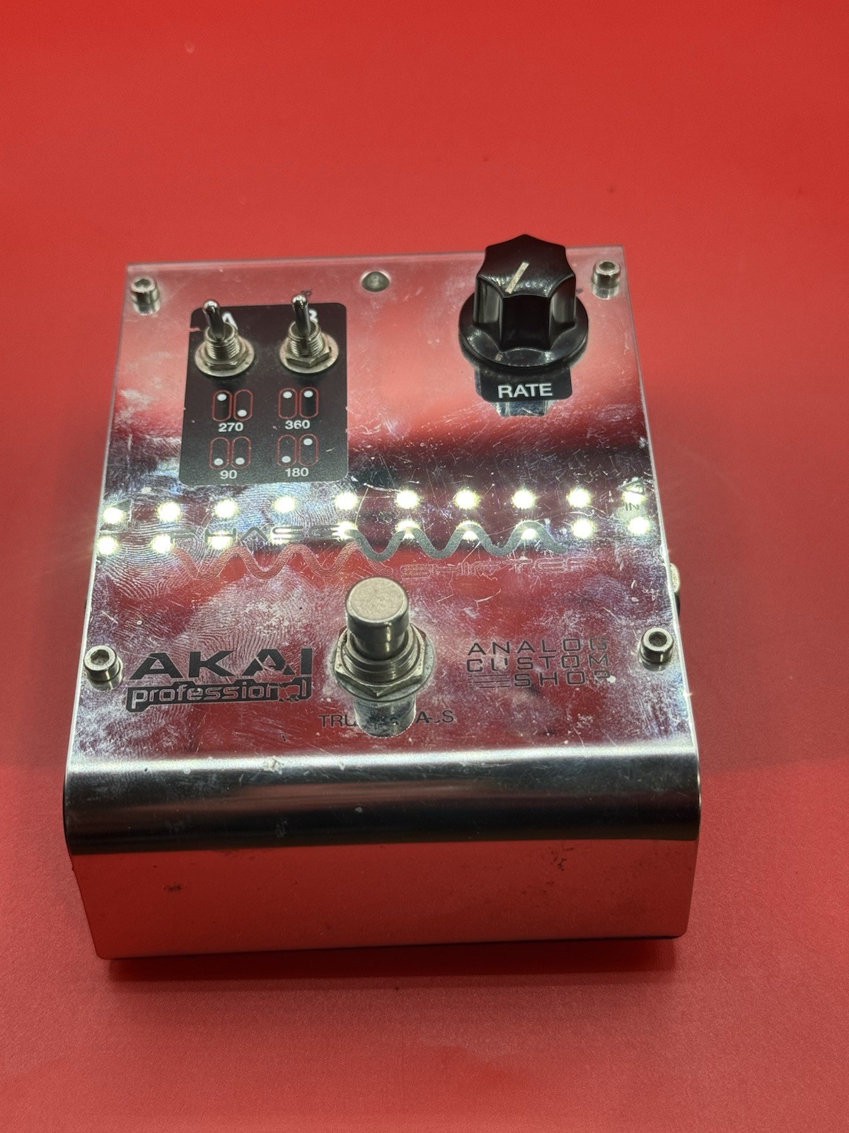 Akai Professional Analog Custom Shop Phase Shifter Effects Pedal K4A