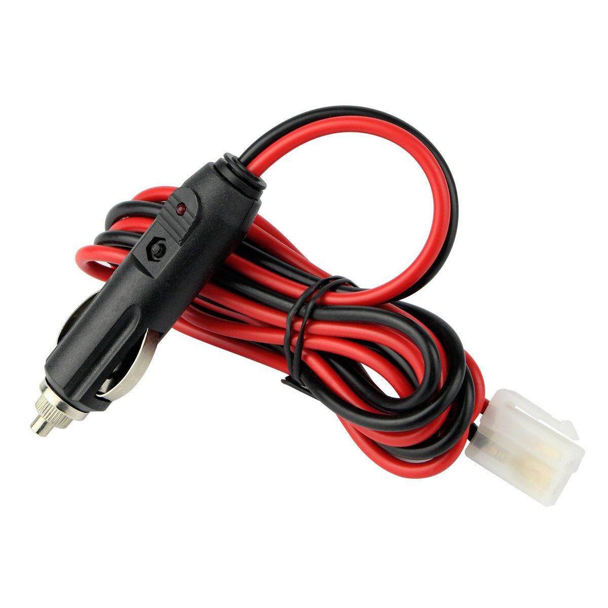 MFJ-5515C DC Power Cable for Mobile Radios w/ T-Style to Cigarette Lighter Plug
