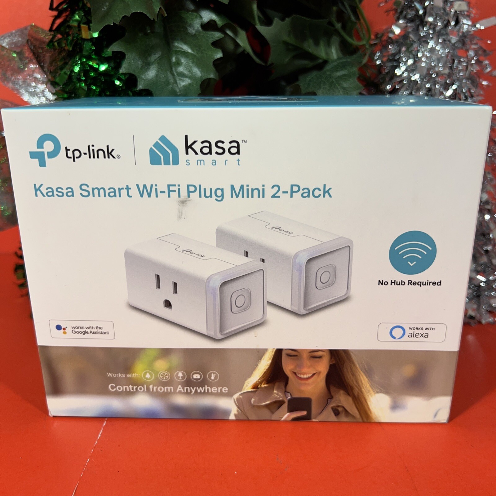 TP Link Smart WiFi Plugs  HS105– Package of 2 No Hub Required NIB. Alexa/Google