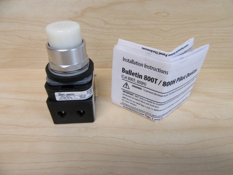 Allen Bradley 800T-QBH2W Push Button Switch