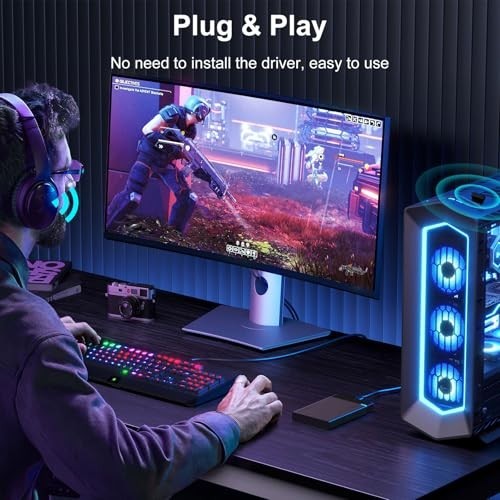 Bluetooth Adapter 5.3 USB Mini Dongle Receiver Transmitter for Desktop PC Laptop