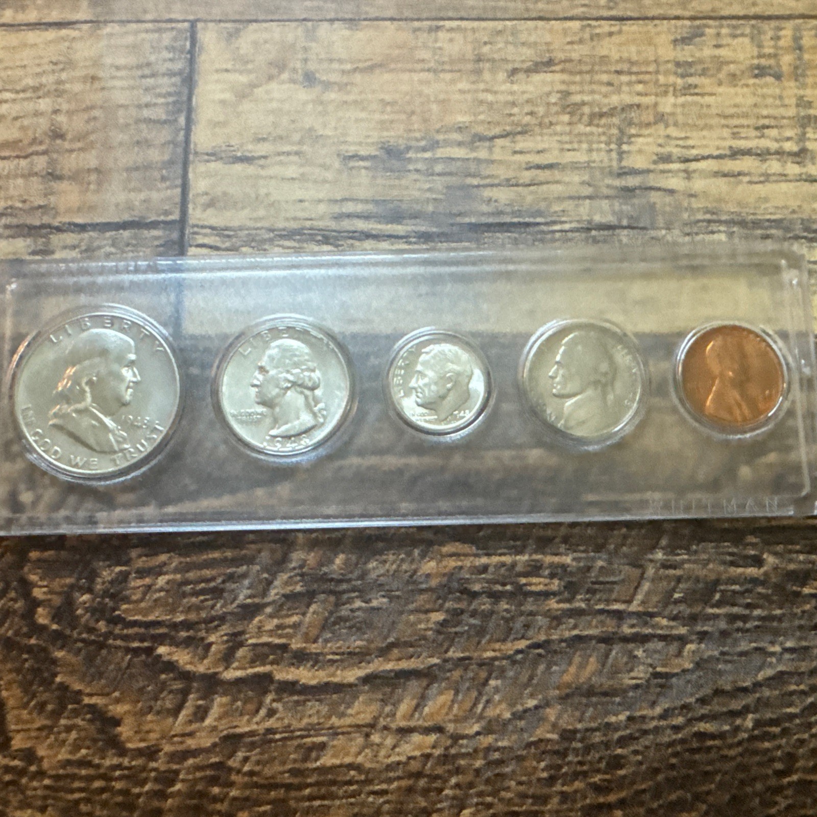 1948 Birth Year Set 5 Coins in F-VF Condition - Collectible Coin Sets