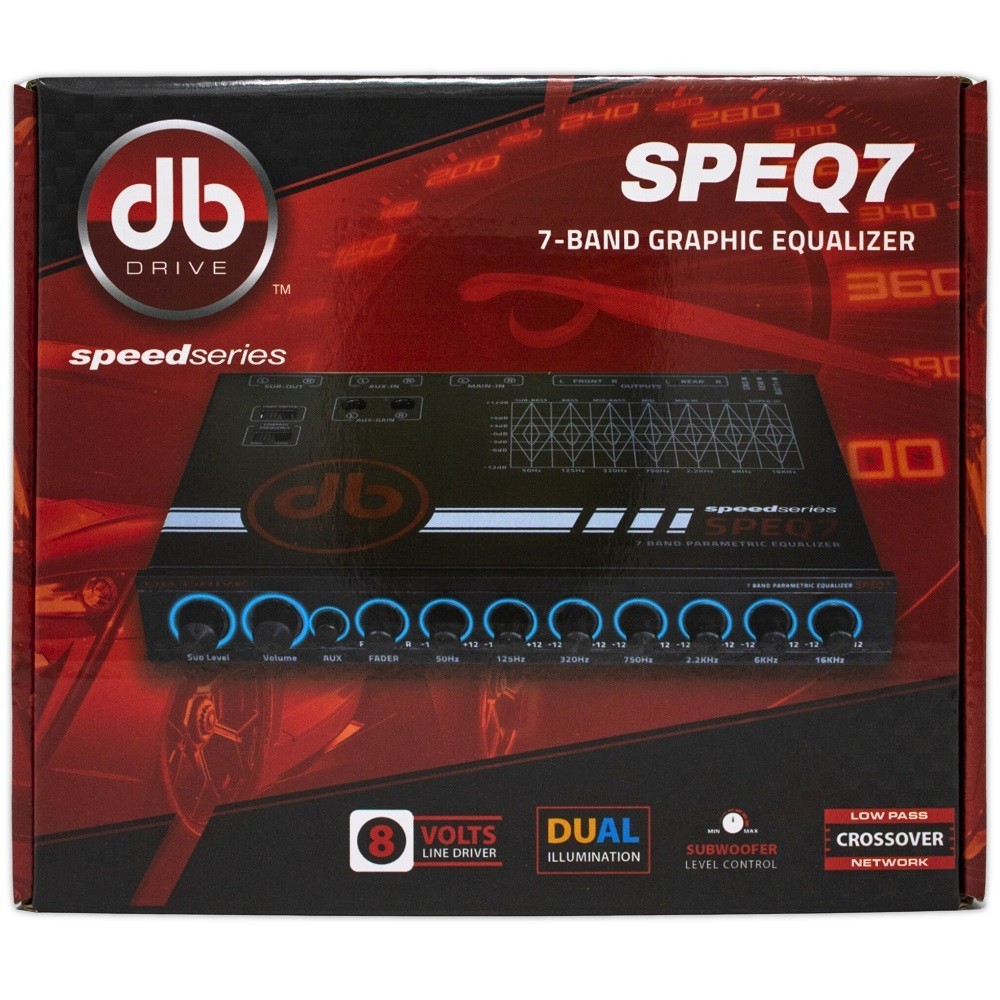 DB Drive SPEQ7 7‑Band Graphic Equalizer & 8V Line Driver