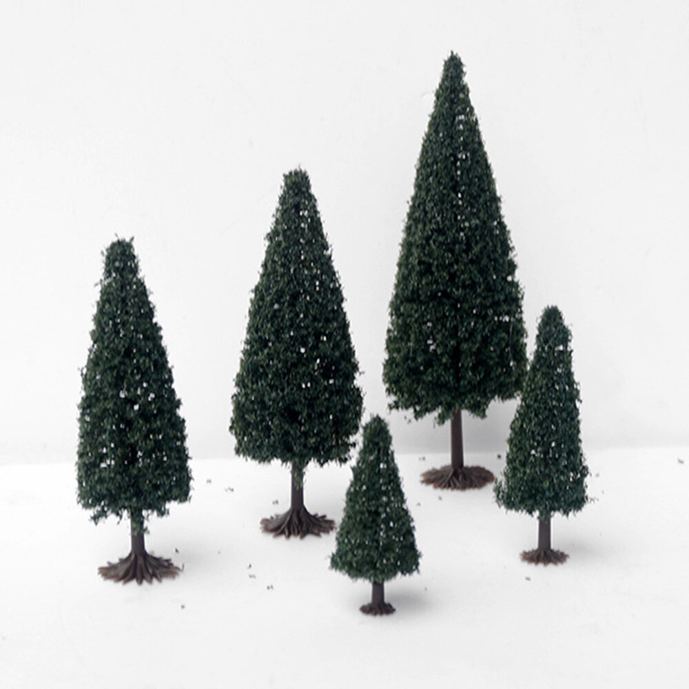 40pcs HO Scale Model Trees Set for Diorama Architecture Landscape Scenery Layout
