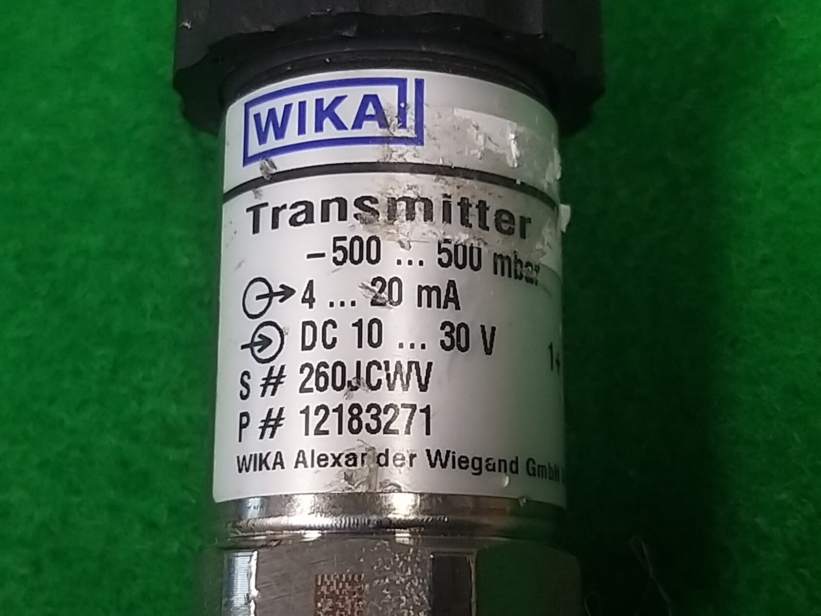 WIKA 12183271 Transmitter, USED