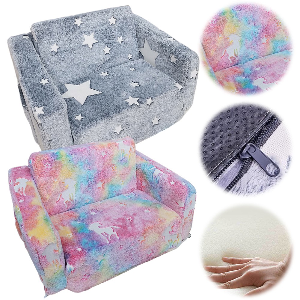 Comfy Toddler Chair Folding Out Toddler Play Couch Fold Out for Playroom Bedroom