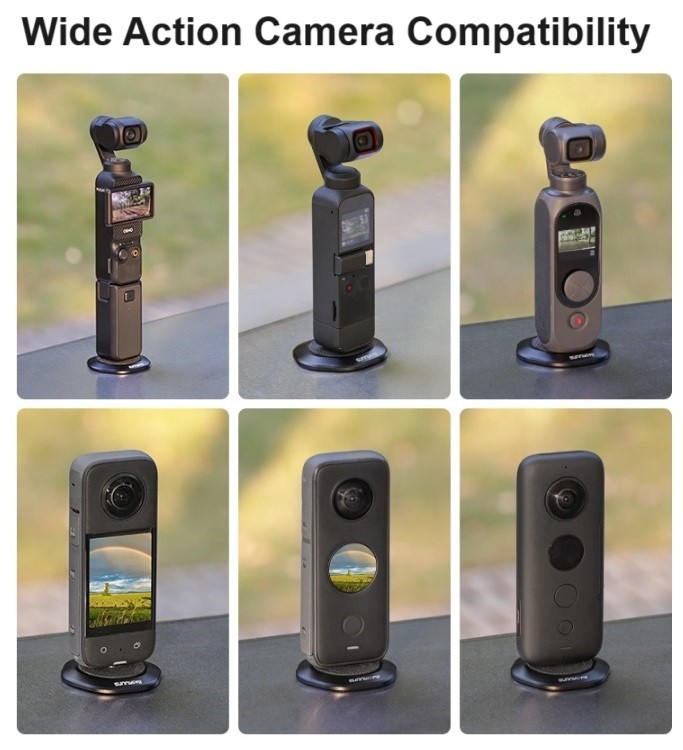 1/4" Magnetic Base Mount for DJI Osmo 360 / Osmo Nano