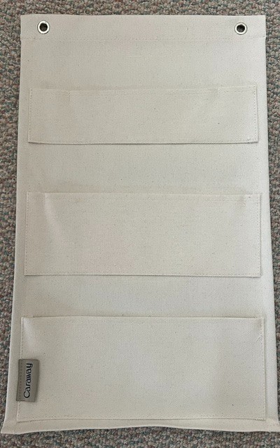 NEW Caraway Canvas Lid Holder/Organizer  (LIDS NOT INCLUDED)